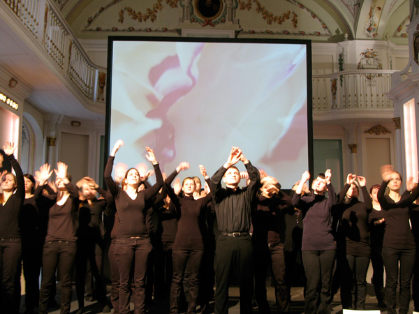 „Spiegelungen“ – Performance und Video, Aula der Alten Universität Graz 2010