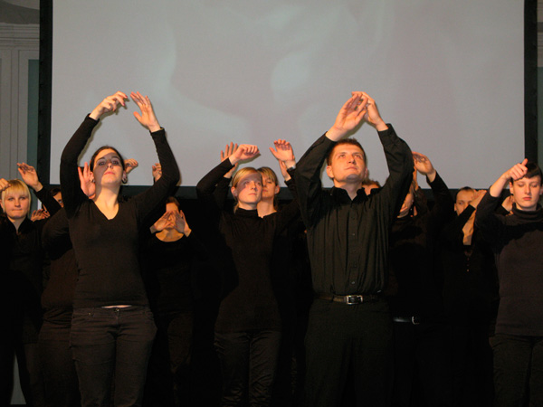 "Spiegelungen" - Performance und Video, Aula der Alten Universität Graz 2010