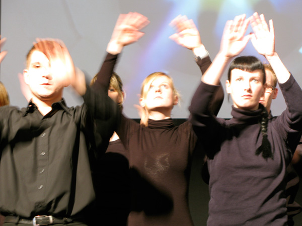 "Spiegelungen" - Performance und Video, Aula der Alten Universität Graz 2010